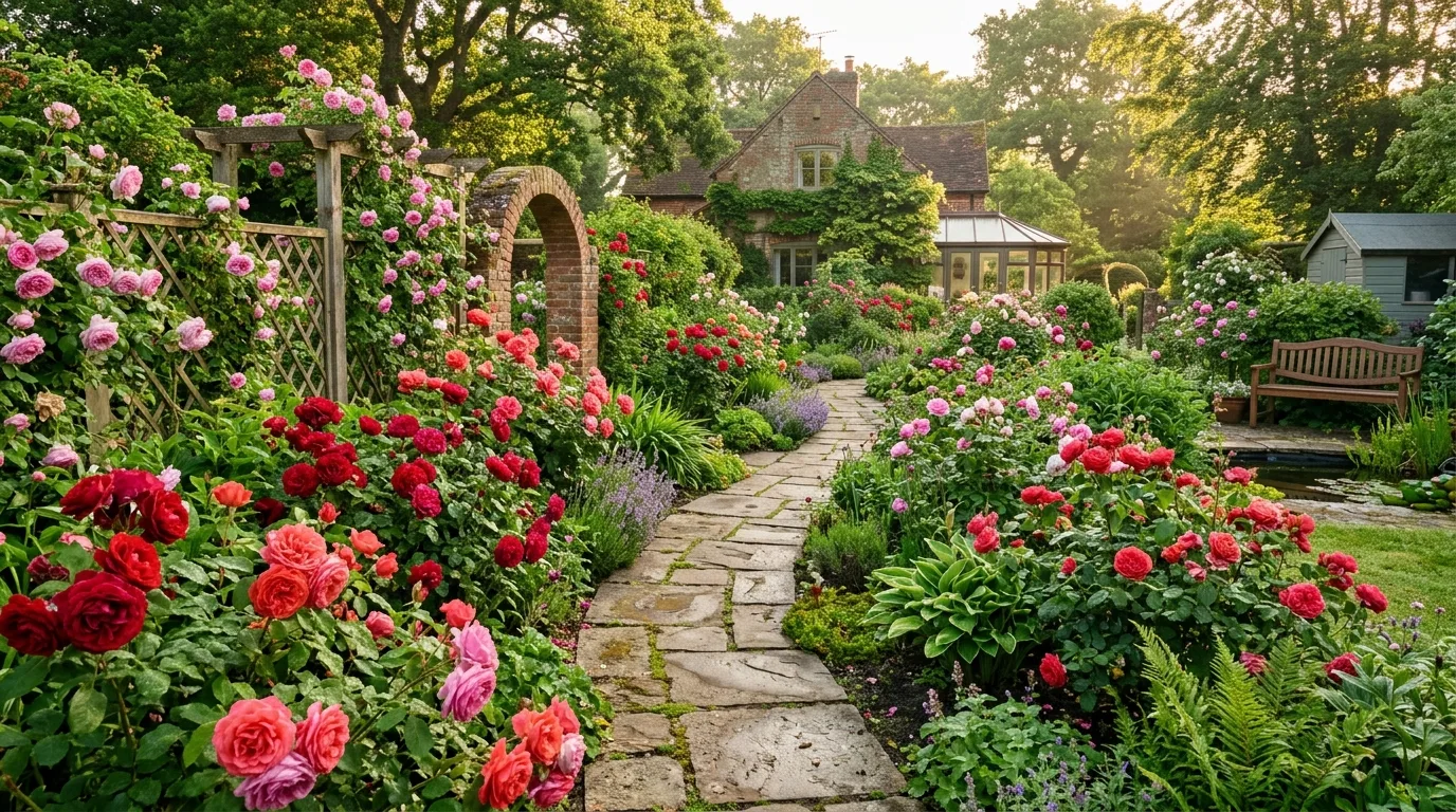 9 Rose Garden Ideas for a Romantic Touch